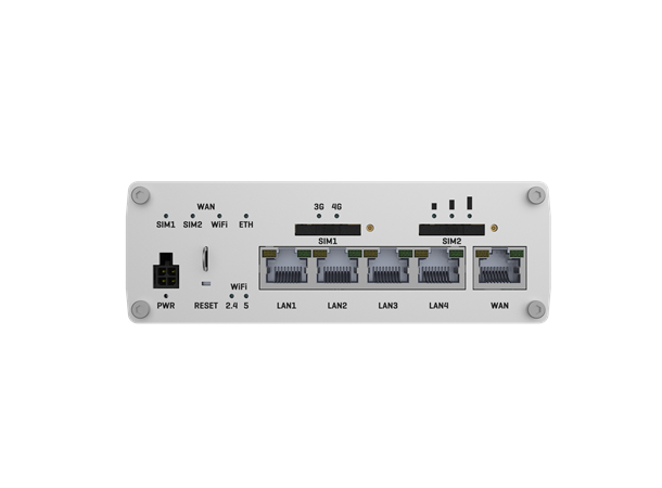 Teltonika RUTX14 4G-ruter 1xLTE CAT12, 5xGB Eth, WiFi, GPS, BT LE