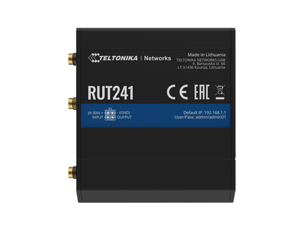 Teltonika RUT241 4G-ruter 4G Cat4 , WiFi, I/O
